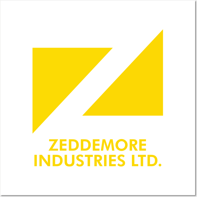 Ghostbusters Frozen Empire - Zeddemore Industries Logo (Gold) Wall Art by SwittCraft